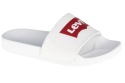 Levi's Klapki, białe, Levi's Batwing Slide rozmiar 42