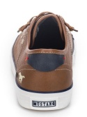 Mustang Shoes – męskie sneakersy/trampki brązowe, rozmiar 47