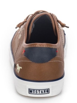 Mustang Shoes – męskie sneakersy/trampki brązowe, rozmiar 47