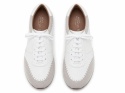 NEXT Signature Skórzane Sneakersy Damskie Białe Skóra Naturalna Rozmiar 40