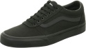 Vans Mężczyźni Ward Canvas Buty Sportowe, Czarny Rozmiar 40,5