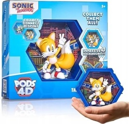 Figurka kolekcjonerska Sonic Pods 4D – Classic Tails z efektem 4D