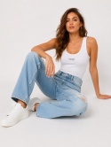 GUESS 1981 Reborn Denim 80’s Straight High Rise Jeans – damskie, jasnoniebieskie, rozmiar W29/L33