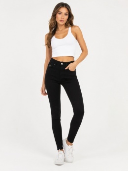 GUESS Boston Jeans DamskieCzarne Skinny Stretch rozmiar. 29