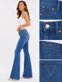 GUESS Damskie Jeansy Dzwony Bootcut W25 L34 ECO Tence