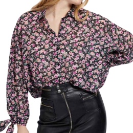 GUESS Guess Women’s Black/Pink Shirt rozmiar XS