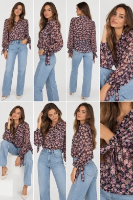 GUESS Guess Women’s Black/Pink Shirt rozmiar XS