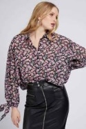 GUESS Guess Women’s Black/Pink Shirt rozmiar XS