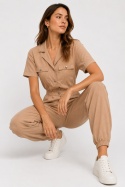 GUESS Penny Jumpsuit – kombinezon damski w kolorze piaskowym rozmiar S