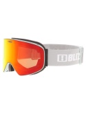 Gogle Bliz Flow Matte Light Grey - Brown w red multi lence