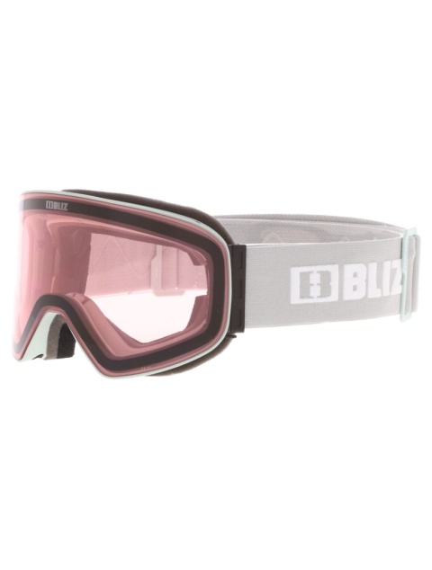 Gogle Bliz Flow Matte Light Grey - Brown w red multi lence