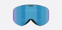 Gogle Bliz Flow matt grey frame smoke with ice blue