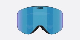 Gogle Bliz Flow matt grey frame smoke with ice blue