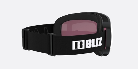 Gogle Bliz Floz Matt Black Frame Pink With Silver Mirror lens