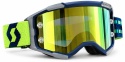 Gogle Scott Fury blue/grey/yellow chrome works