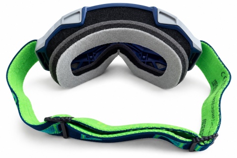Gogle Scott Fury blue/grey/yellow chrome works