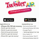 Hasbro Gaming Gra imprezowa Twister Air, F8158 zrecznosciowa, aplikacja