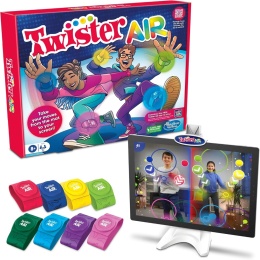 Hasbro Gaming Gra imprezowa Twister Air, F8158 zrecznosciowa, aplikacja
