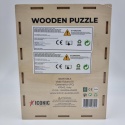 Iconic Puzzles - Kolorowe papugi, 100% zrównoważone drewniane puzzle,, rozmiar L, 600 sztuk