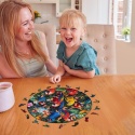 Iconic Puzzles - Kolorowe papugi, 100% zrównoważone drewniane puzzle,, rozmiar L, 600 sztuk