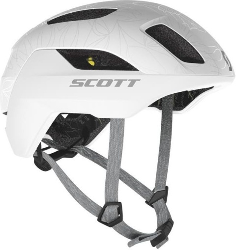 Kask Scott La Mokka Plus Sensor MIPS biało-lodowy rozmiar S 51-55