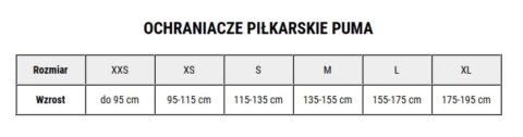 Ochraniacze piłkarskie Puma Ultra Light Ankle czerwono-białe 30874 05 rozmiar L