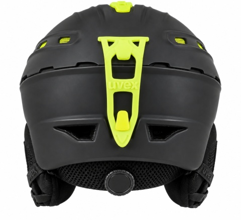Uvex Kask narciarski męski Uvex P2us Black mat lime rozmiar 51-55